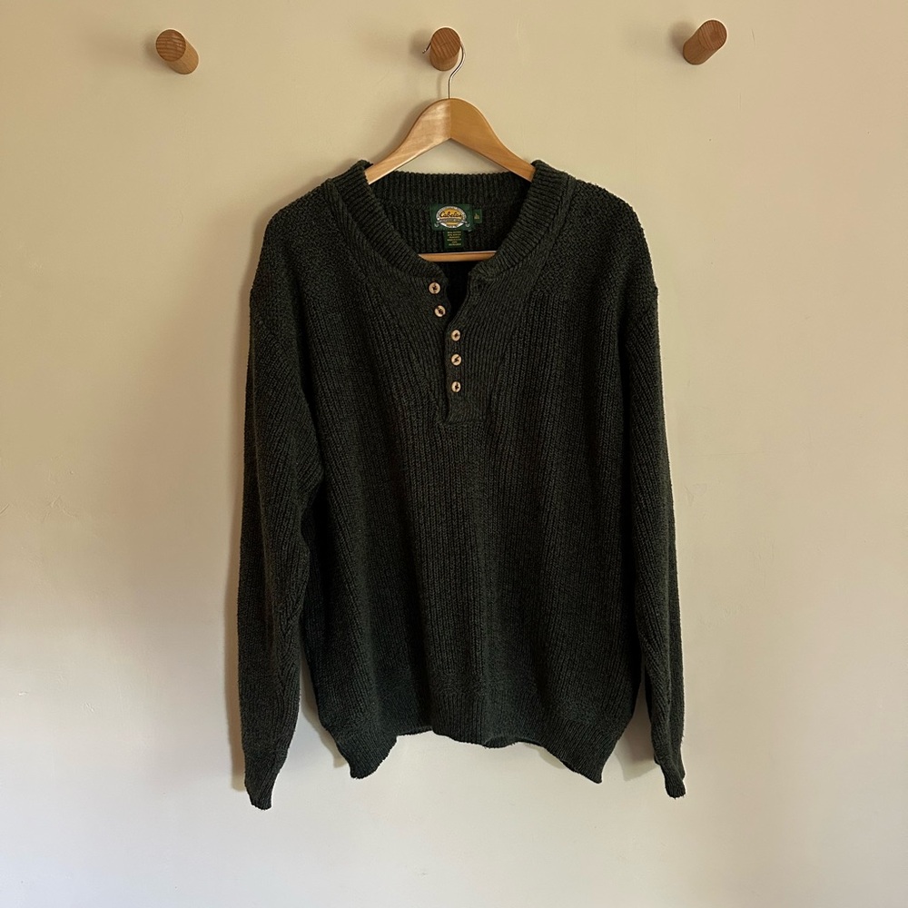 Cabela's Forest Green Crewneck Sweater